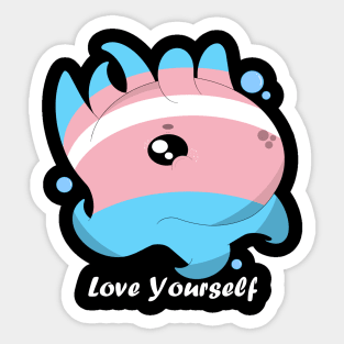 Trans Pride Flapjack Octopus Sticker